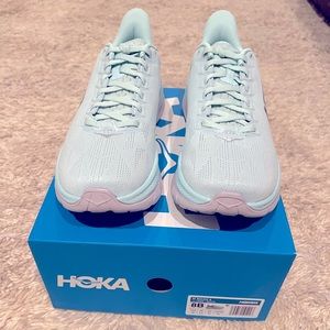 Hoka Womens Mach 4 Road Running Training Shoe - Size 8 - BlueGlass - Brand New